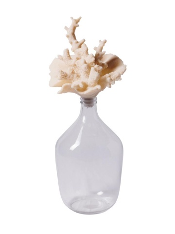 Sticla cu capac in forma de coral White