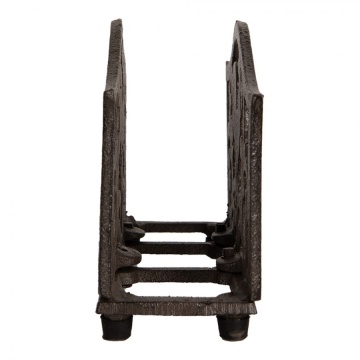 Suport pentru șervețele din fontă maro, cu motiv cocoș, „Le Coq Rustique” – 17x6x12 cm - Img 4