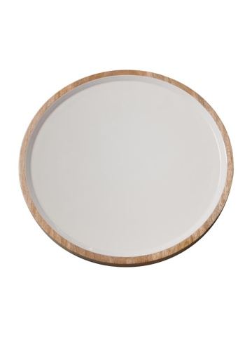 Tava servire din lemn de mango, 46 cm Lacquered - Img 1