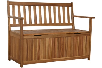 Bancă din lemn acacia cu capac “ Rustyc “ - Img 2
