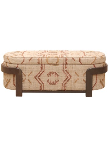 Bancheta tip cufăr cu tapițerie kilim, "Sienna"
