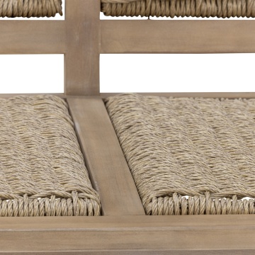 Canapea de grădină din lemn de acacia FSC® și polirattan, L132×H78×W67 cm, „Sorrento" - Img 9