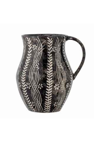 Carafă realizată din ceramică, culoare neagră – Aswan