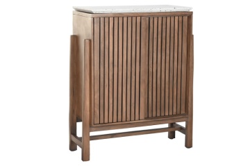 Comoda din lemn de acacia si marmura " Terrazo " - Img 3