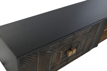 Comoda TV din lemn de mango si metal " Mandala " - Img 5