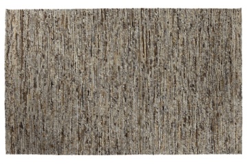Covor din lână și bumbac țesut manual, antiderapant, maro natural, 200 x 300 cm, 2170 GSM, „Wool Cotton Carpet" - Img 2