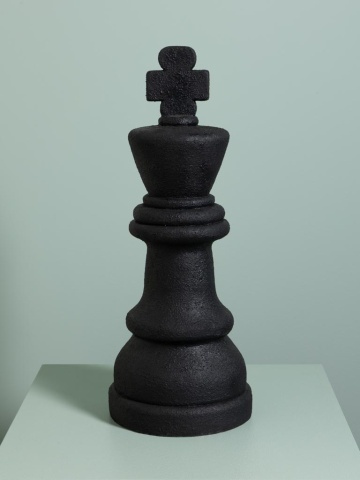 Decorațiune rege de șah din rășină, H56 cm - Img 3