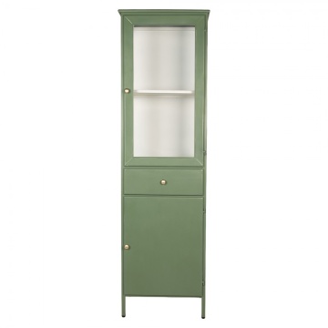 Dulap înalt din metal, verde, 54x42x184 cm, „Merville”