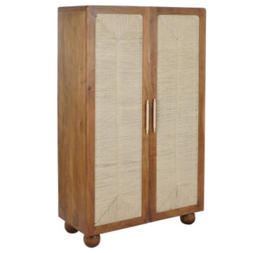 Dulap maro, din lemn de acacia si rattan, Savanah - Img 2