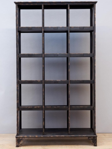 Etajera din metal, cu aspect vintage, Postal - Img 2