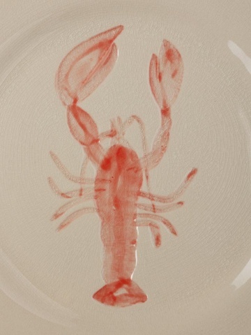 Farfurie din ceramică ø 22 cm, "Red Lobster" - Img 2