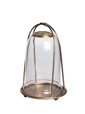 Felinar din metal, H25cm, Cloche