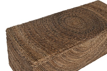 Lada depozitare din fibră naturală cu capac, 120x45x50 cm, finisaj natural - Img 2