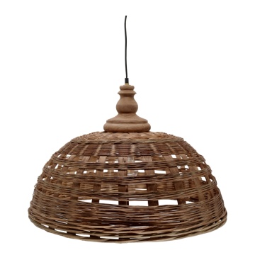 Lustra împletită manual din rattan si rachita, D62 cm