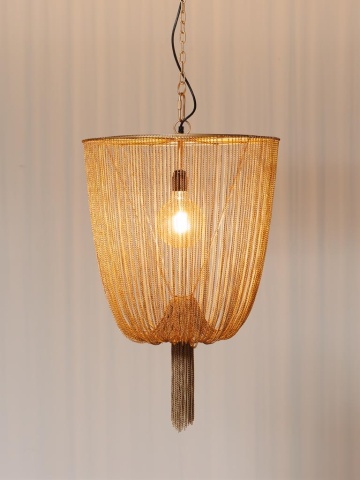 Lustra suspendată din metal cu lanțuri decorative, Ø40 cm, „Palazzo” - Img 2