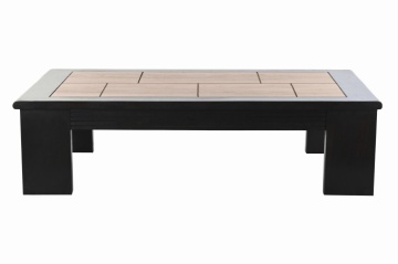 Masă de cafea din lemn de acacia, 100×60×30 cm, „Noir" - Img 4