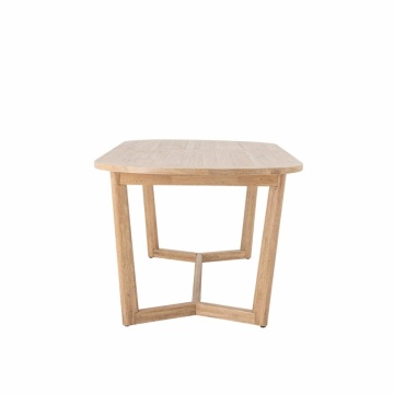 Masă de dining din lemn de cauciuc, natur, 200×100 cm „Serrone”- Creative Collection - Img 4