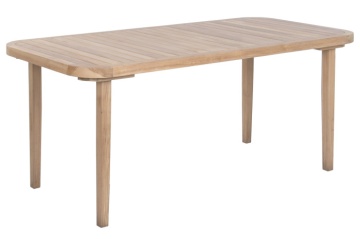 Masă dining pentru exterior din lemn de tec 180 cm finisaj natural, „Malindi” - Img 3