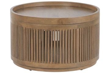 Masuta de cafea din lemn de mango, 76X76X46 cm, " Bondo "