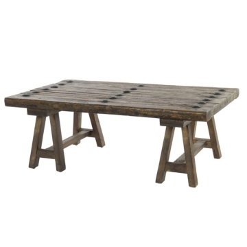 Măsuță de cafea din lemn de ulm, L110 cm, „Banyan” – Ethnic Collection