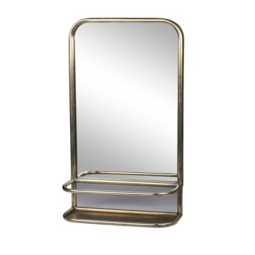 Oglinda decorativa, de perete, cu raft