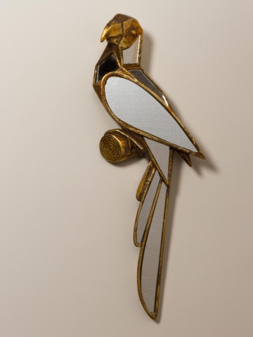 Oglinda decorativa, de perete, din rasina, orientare stanga, Parrot - Img 2