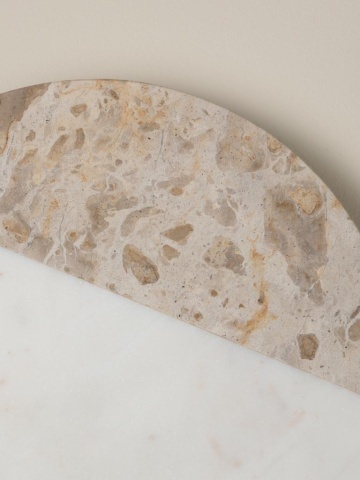 Platou rotativ din marmură, Ø35,5 cm, "Sand" - Img 6