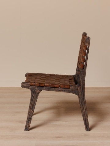 Scaun dining, din piele naturala, Raynor - Img 4