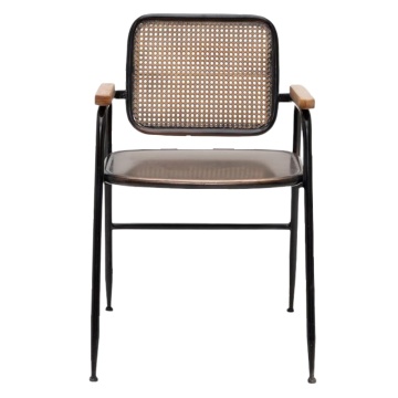 Scaun dining multicolor din metal Jerrie