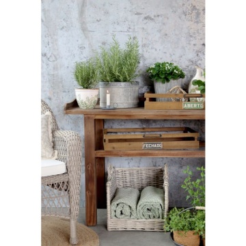 Set 2 coșuri din rachita cu mânere, "French Basket" - Img 2