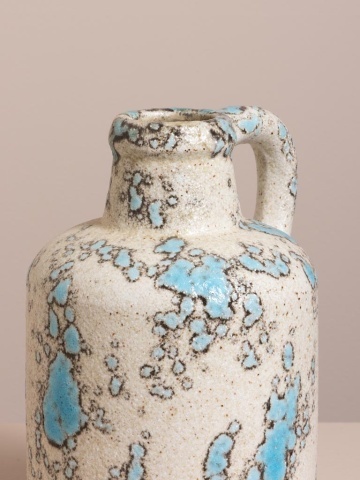 Set 2 vase decorative din ceramica, cu design mediteranean si finisaj antichizat - Img 4