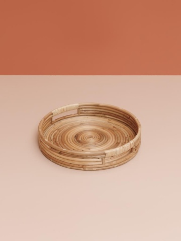 Set 3 tavi din rattan natural – S/3, H8 x Ø 60 cm - Img 6