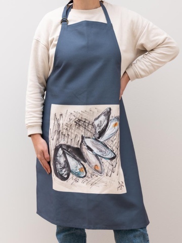 Sort de bucatarie, din material textil, Mussels - Img 4