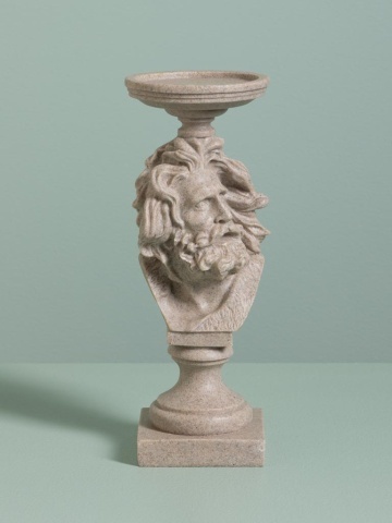 Suport lumanare din polirasină, „Antique Head” - Img 5