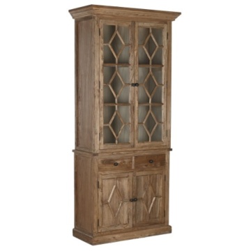 Vitrina vintage, din lemn reciclat, natur, Elmwood - Img 2