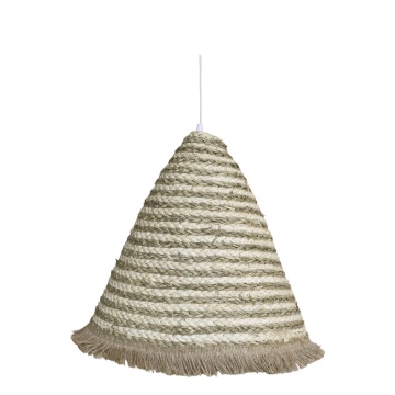 Abajur împletit, natur, H45/D41 cm