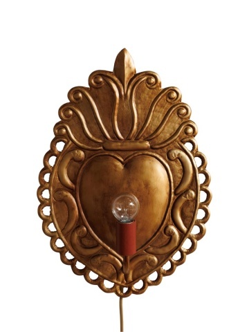 Aplica de perete, din metal, Ex-voto