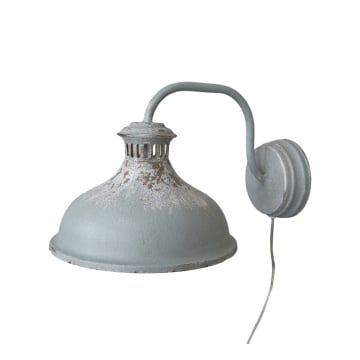 Aplica de perete din metal, finisaj antichizat, „Antique Opal”