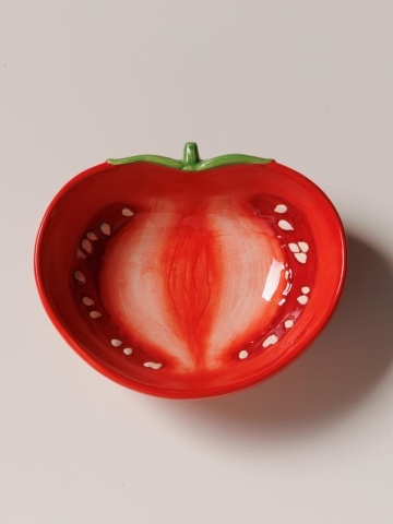 Bol de salata, din ceramica, Tomato - Img 5