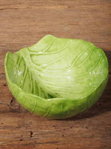 Bol din ceramica, in forma de salata, Lettuce - Img 4