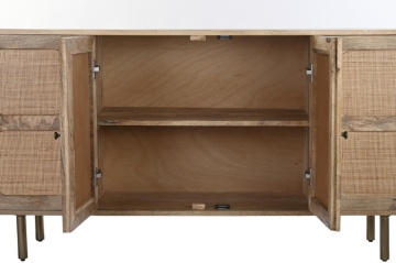 Bufet natur , din lemn de mango rattan - Img 6