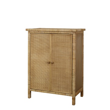 Cabinet braided w. 2 doors & 1 shelf
