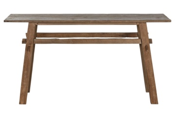 Consolă din lemn de teak reciclat, 140×40×75 cm, „Idomi" - Img 3