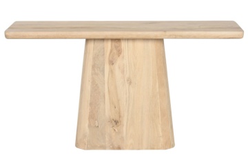 Consolă modernă interior natural din lemn de mango cu structură din lemn, "Navaro"