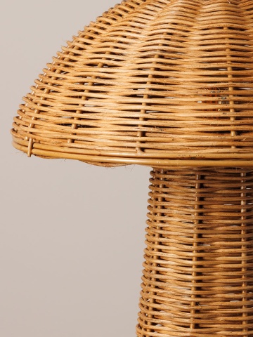 Decoratiune de masa, din rattan, forma de ciuperca, Goombas - Img 3