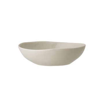 Farfurie adâncă din ceramică cu motiv floral aplicat manual, D21×H6 cm, 1000 ml, „Bea" - Img 4