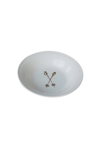 Farfurie adanca, din portelan, D17cm, Poles