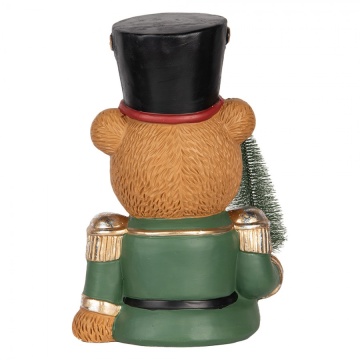 Figurină decorativă urs din ceramică, 25x25x38 cm, „Gustave” - Img 4