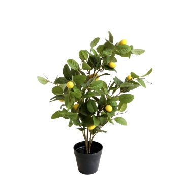 Lămâi artificial decorativ „Fleur”, aspect natural, H80/L50/W35 cm - Img 1