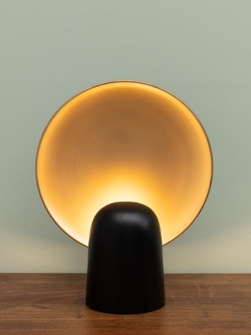 Lampa de masa, aurie, din metal, Goldie - Img 4